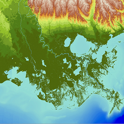 Topobathymetric elevation model of Northern Gulf of Mexico