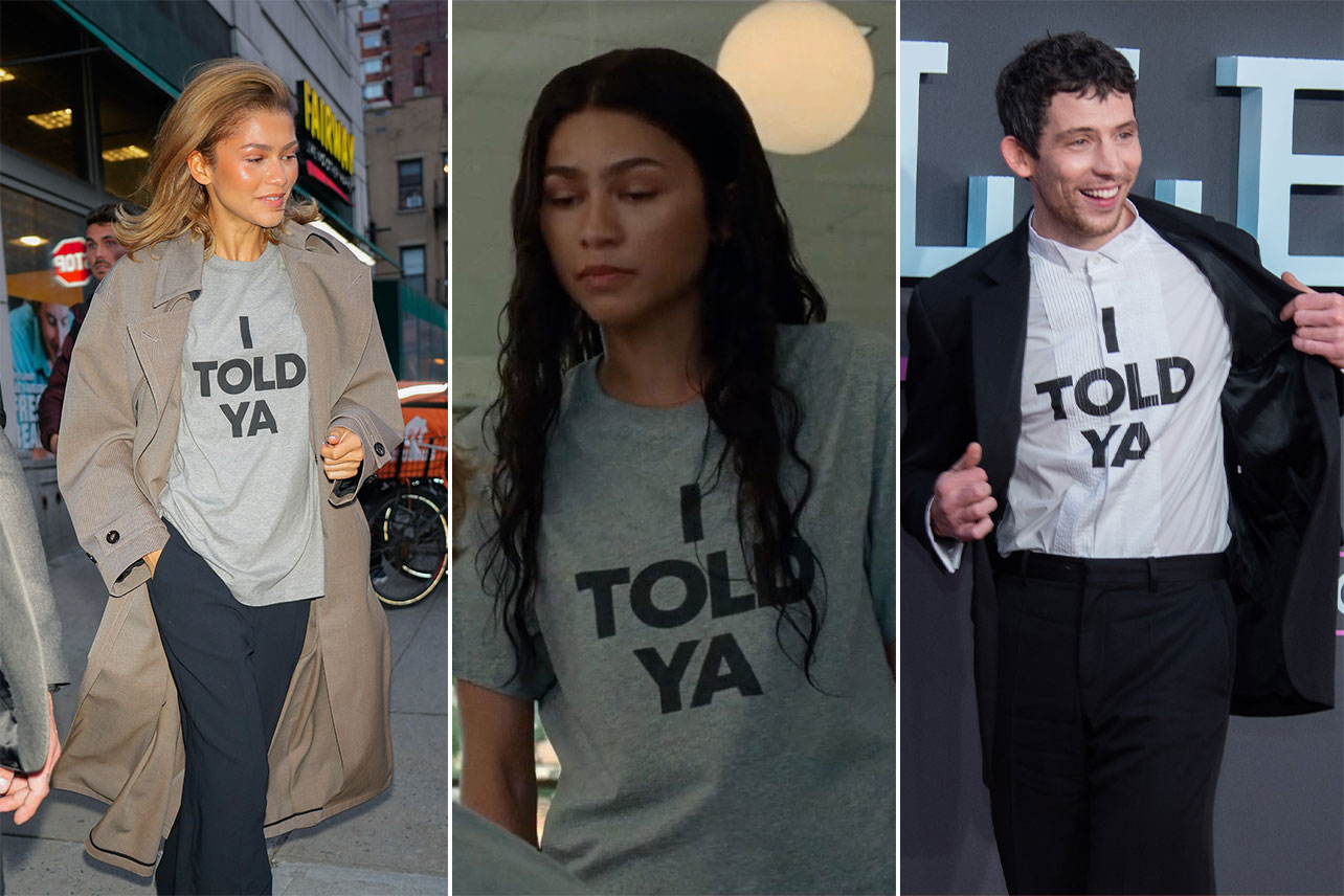 Shop Zendaya's 'I TOLD YA' T-Shirt From the 'Challengers' Movie Before It Sells Out