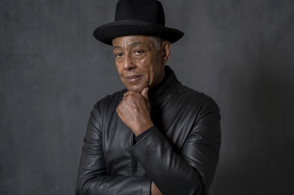 Actor Giancarlo Esposito poses for a portrait in New York on March 26, 2024, to promote his series "Parish." (AP Photo/Gary Gerard Hamilton)