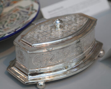 A silver-plated box