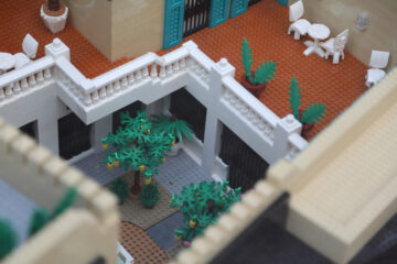 Lego model of the Tangier legation