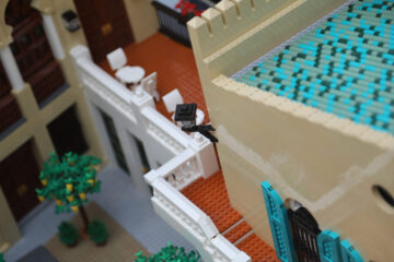 Lego model of the Tangier legation