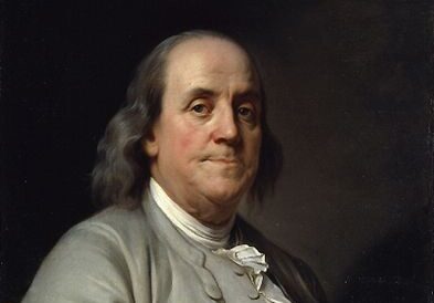 benjamin franklin portrait