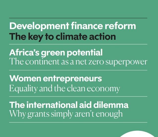 Development finance reform: the key to climate action