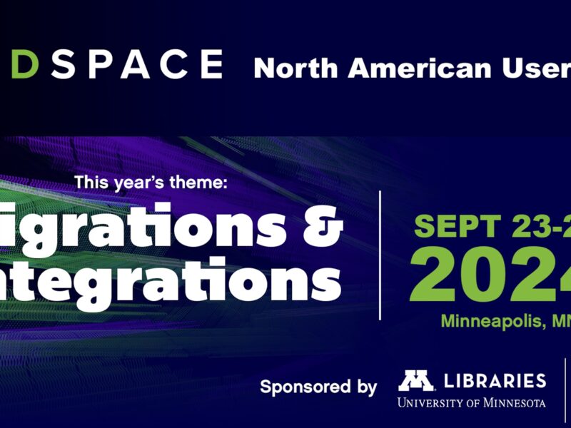 DSpace North American User Group: Call for Proposals