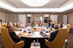 Saudi Minister of Foreign Affairs chairs the six-party Consultative Ministerial meeting with the United States in Riyadh - SPA