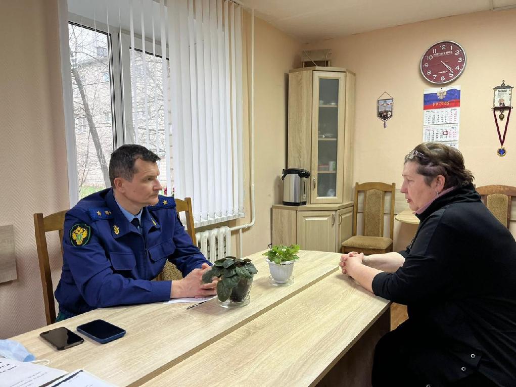 Прокурор области провел личный прием граждан, проживающих в социально-медицинском учреждении