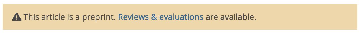Reviews and evaluation notification banner
