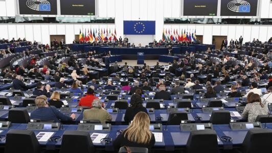 Une session du Parlement européen à Strasbourg, le 12 décembre 2022.
