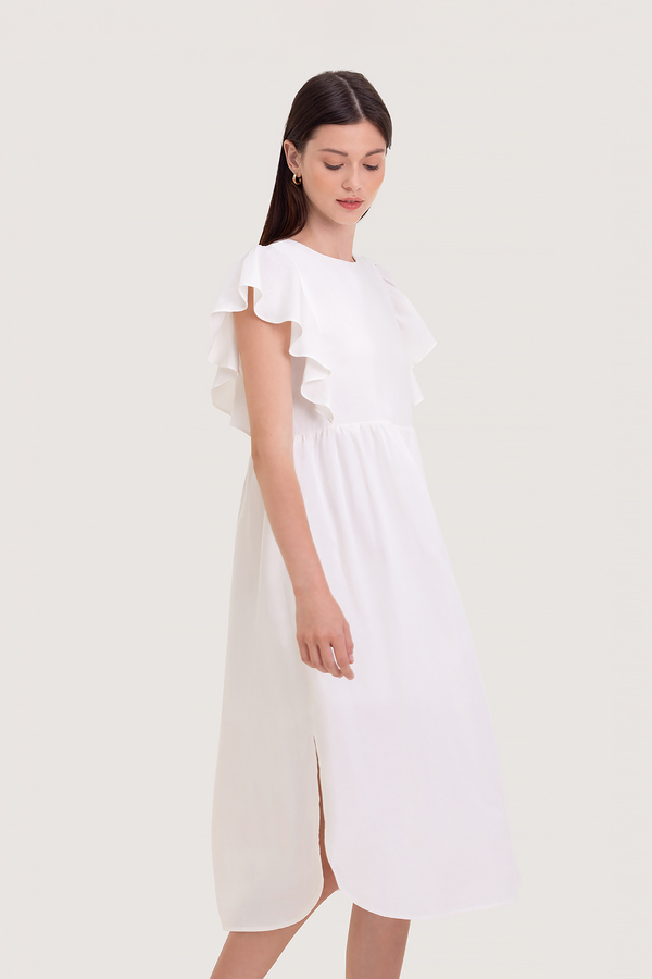 Wilder Flutter Midi Dress