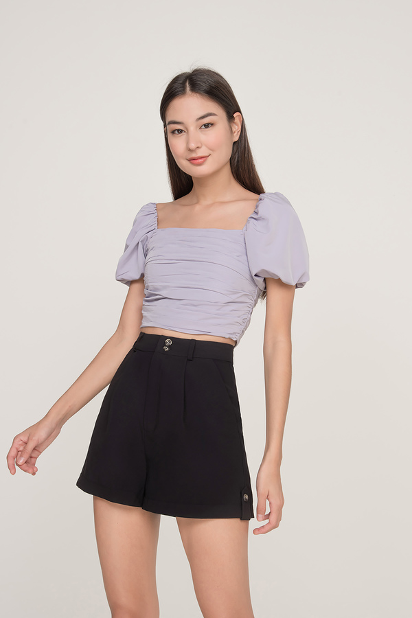 Glade High Waist Cuffed Shorts