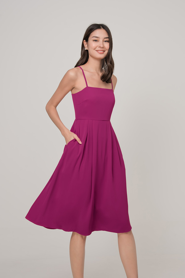 Audrey Fit & Flare Midi Dress