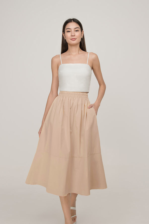 Aries Cotton Pocket Midi Skirt