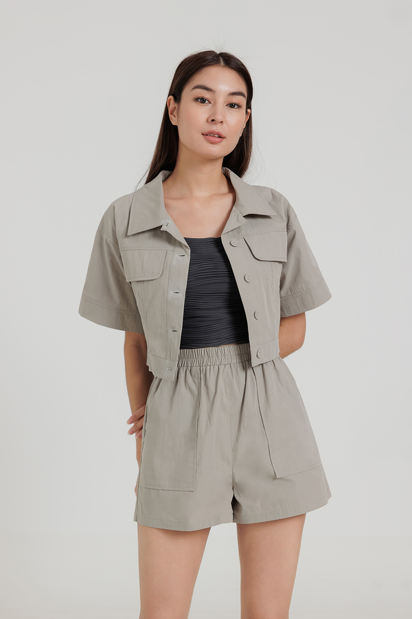 Zoey Relaxed Crop Shirt