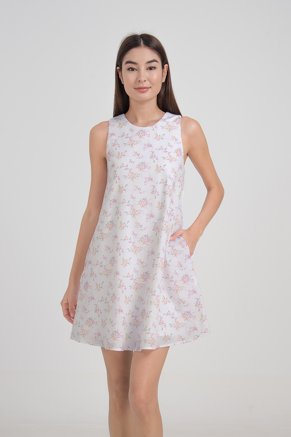 Amaryllis Pocket Swing Dress