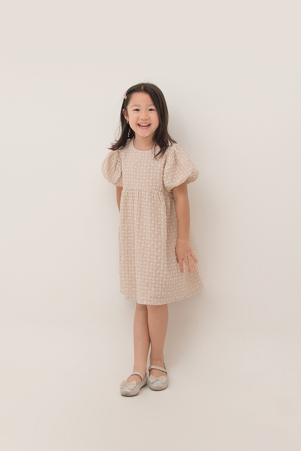 KIDS Thalia Puff Sleeve Dress