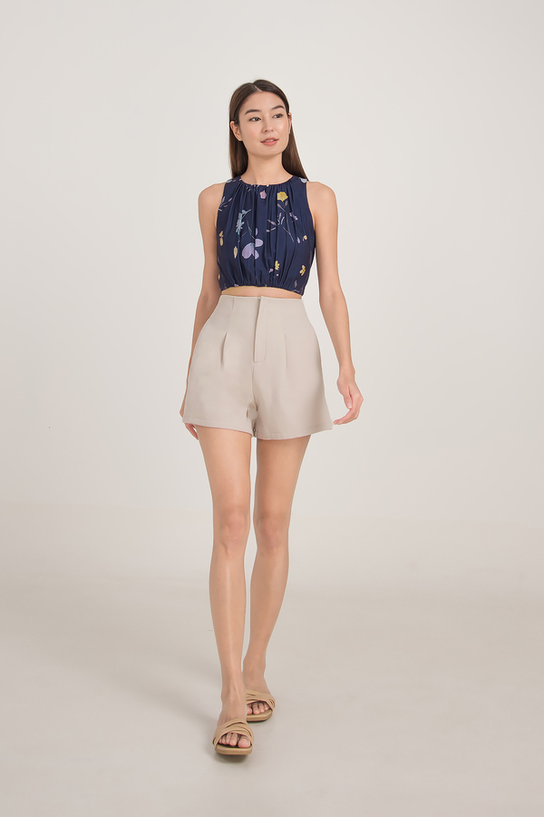 Bouquet Ruched Crop Top