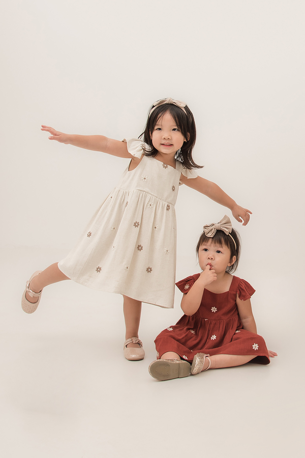 KIDS Savanna Flutter Sleeve Dress