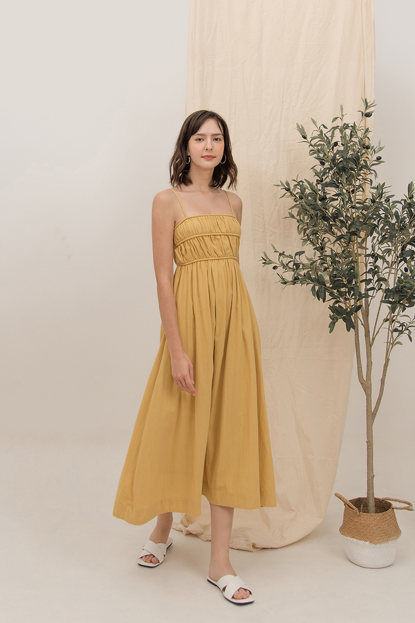 Prairie Shirred Maxi Dress