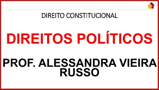 Direito Constitucional - DIREITOS POLÍTICOS