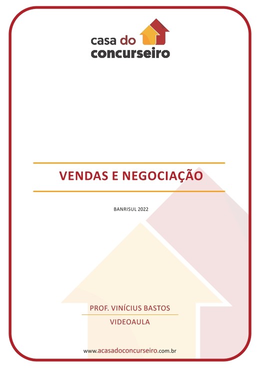 Vendas e Negociações - Administração de Marketing