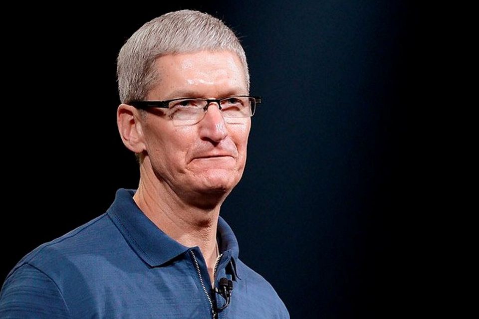 Apple CEO Tim Cook.  (Photo by Kevork Djansezian/Getty Images)