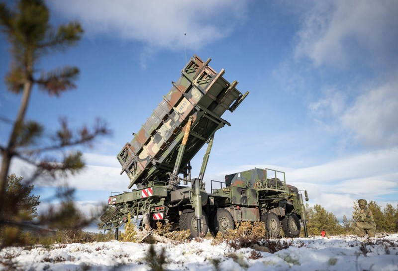 Norwegian and German military personnel train with a Patriot surface-to-air missile system in Norway on Oct. 24. (Kevin Schrief/Department of Defense Photo)