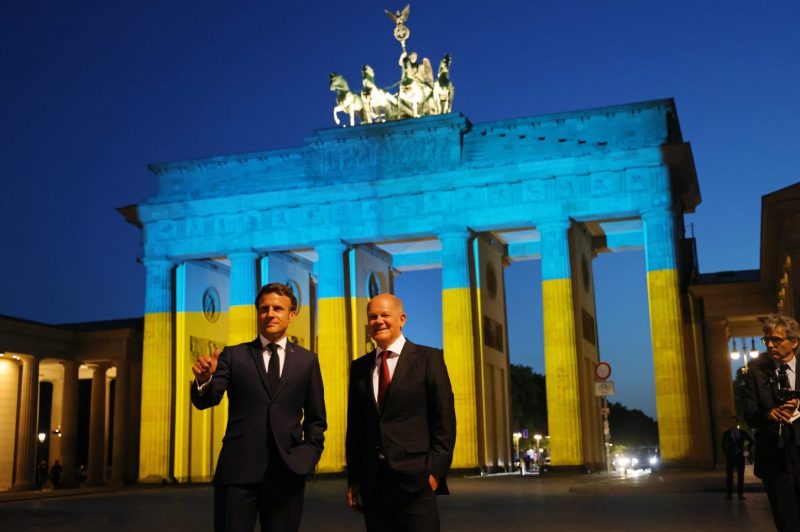 Scholz and Macron in Berlin