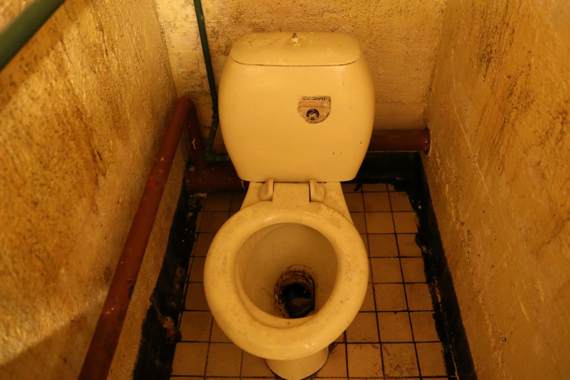 Туалет бункера «Явор 51». Во всех аналогичных укрытиях предусмотрен только один