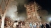 Разрушенный взрывом многоквартирный дом в столице России по улице Гурьянова. Москва, 9 сентября 1999 года