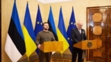 ESTONIA – President of Ukraine Volodymyr Zelenskyy and President of Estonia Alar Karis (R). Tallinn, January 11, 2024