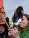 Kosovo - Women's Day, Pristina 