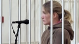 Alyona Agafonova appears in a Volgograd court earlier this month.
