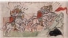 Победа половцев над киевскими князьями в 1068 году. Миниатюра из Радзивилловской летописи, XV век