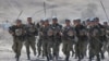 Казахстанские военные на учениях в сентябре 2023 года.