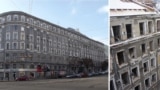 Дворец труда в Харькове до войны и после российского обстрела