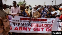 Protests against the U.S. military presence in Niger erupted in April.