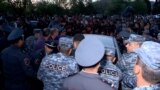 Armenia - Armenian Police Clear Protesters, Cars From Road After Four-Day Blockade in Tavush Province - border deal - screen grab