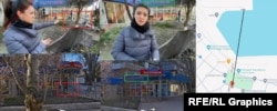 Геолокация кадров с обломком "Новочеркасска" из видео "Вестей"