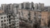 Полностью разрушенные бывшие жилые кварталы Авдеевки в Донецкой области Украины