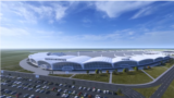 O machetă video a viitorului aeroport a fost prezentată de Consiliul Județean Ilfov. Nu este și cea finală.