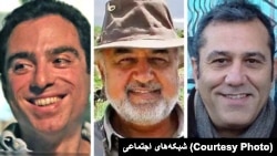 Three of the five individuals the U.S. side hopes to have released are (left to right) Siamak Namazi, Morad Tahbaz, and Emad Sharghi.