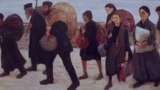 Маурицио Минковский. Беженцы. Фрагмент картины, 1906-1909 годы