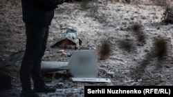 Один из дронов, сбитых в Киеве в декабре 2022 года 