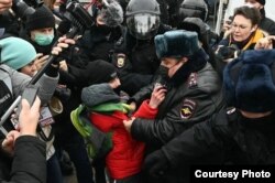 Разгон одного из московских митингов