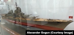 Модель крейсера "Сталинград", военно-морской музей Петербурга