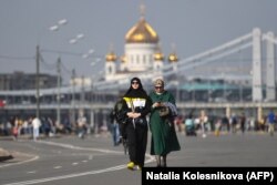 Мусульманские женщины в Москве