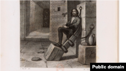 Узник в темнице Бастилии, нарисованный с натуры в день штурма тюрьмы Пьером-Франсуа Паллуа – подрядчиком по ее сносу