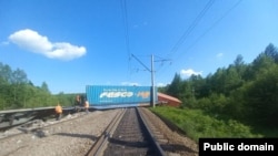 Поезд сошел с рельсов на Забайкальской железной дороге