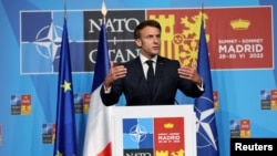 Эммануэль Макрон, саммит НАТО, Мадрид, 30 июня 2022 года